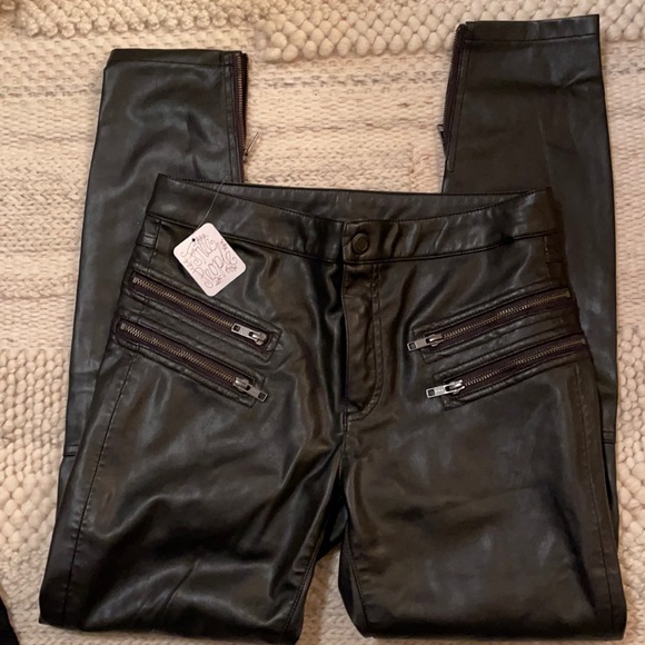 Free People Pants - Faux Leather Pants from Free People. 4
